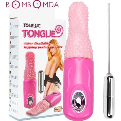 Adult Sex Toys for Women Erotic Female MasturbationTongue Vagina Vibrator Clitoris Stimulator Dildo Butt Plug G-spot Massage