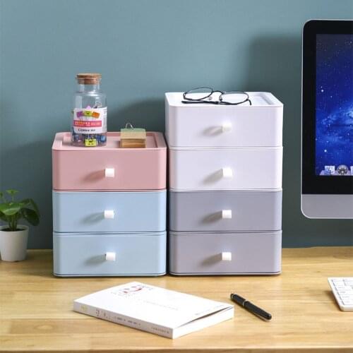 Drawer Storage Box Cosmetic Storage Box Desktop Debris Storage Box Household Kitchen Storage Container Desktop Storage Box