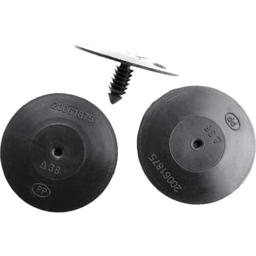 50Pcs Auto Fastener Clips Fit 7.6mm Hole Car Door Trim Panel Retainer Clip Plastic Rivets For General Chevrolet Automobile Clip