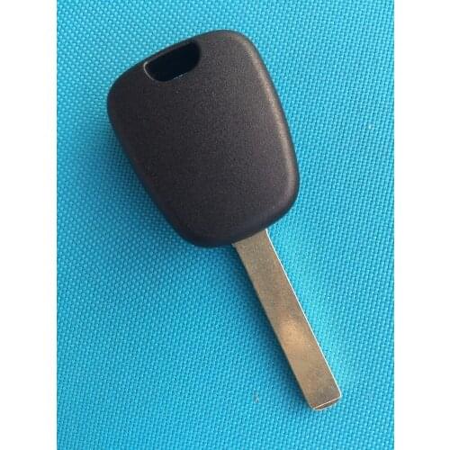 10pcs/lot of New Replacement Key Case For Peugeot Transponder key blank shell uncut key blade HU83 VA2 NO LOGO