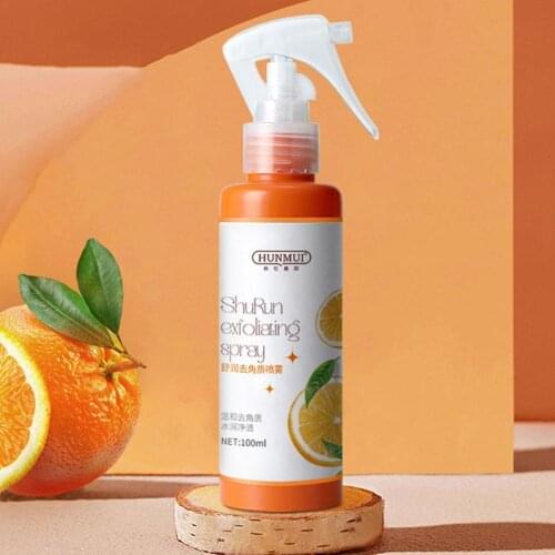 100ml Foot Peeling Spray Natural Orange Essence Pedicure Hands Dead Skin Exfoliator Mask Whiten Baby Foot Care Tool Essence