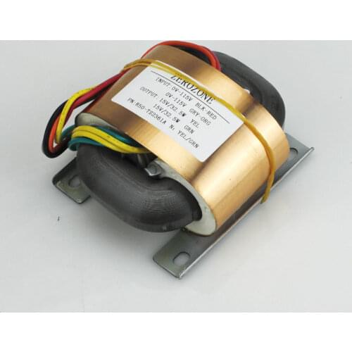 ZEROZONE 65VA 3 Lines Pure copper R-core transformer 9V 12V 15V 18V 20V 24V 26V 28V -- L13-15-2