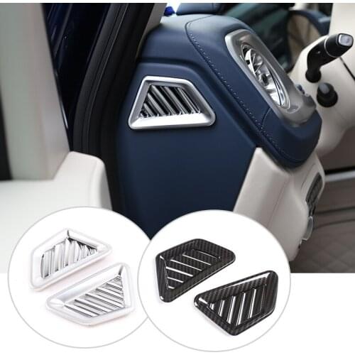 For Mercedes Benz G Class W463 2019 ABS Plastic Dashboard Side Air Outlet Frame Trim Accessories