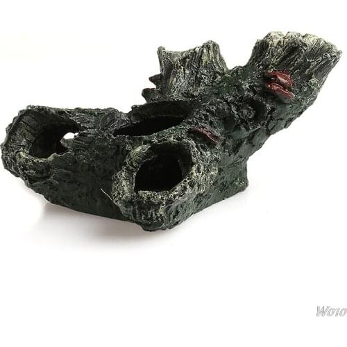 Aquarium Decoration Trunk Bole Driftwood Fish Tank Resin Underwater Ornaments-W110