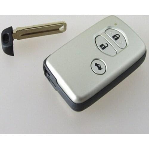 DAKATU 3 Buttons Remote Car Key Shell Case For Toyota Camry Highlander VIOS Yaris Prado Crown Reiz Venza Key Keyless Entry