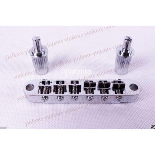 Chrome Guitar Bridge tailpiece T-O-Matic TOM Bridge LP SG BY930