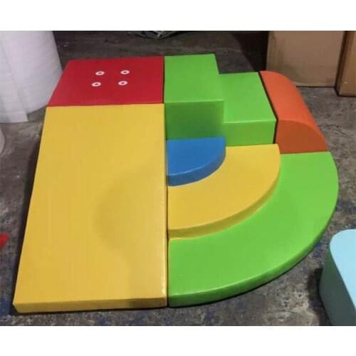 Customized soft toys for playground center kids software play set YLW-INA171039