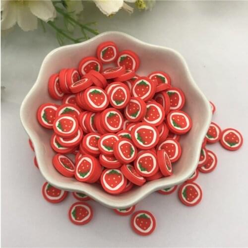 Strawberry Mix for Resin DIY Supplies Nails Art Polymer Clear Clay accessories DIY Sequins scrapbook shakes Craft