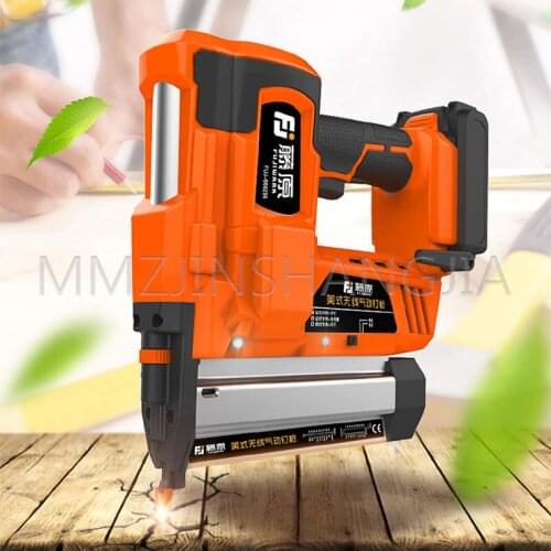 220-240V Small Electric Pneumatic Nail Gun Lithium Battery Multi-Function Nail Gun Easy To Carry Easy To Use