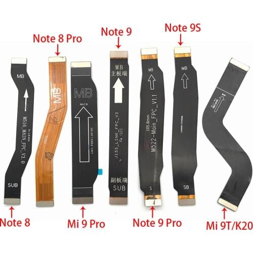Main Board Motherboard LCD Display Connector Flex Cable Ribbon For Xiaomi Redmi Note 7 8 8T 9 Pro 9S K20 K30 F2 Pro