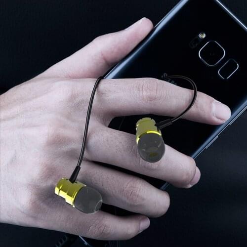 MOXOM In-Ear Earphones With Microphone 3.5mm Wired Earphone Gaming Music Super Bass For Iphone 6 7 8 Xiaomi Huawei Phones