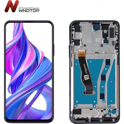 Original For Huawei Y9 Prime 2019 LCD Honor 9X Display Touch Screen Digitizer Assembly Frame Repair 6.59 " HUAWEI P Smart Z LCD