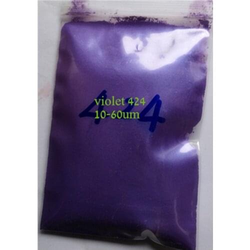 Pearl pigment violet mica powder for paints and cosmetics