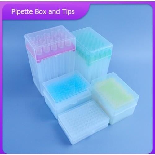 10ul 200ul 1ml 5ml 10ml Pipette suction box pipettor tip box with pipetter tips free shipping