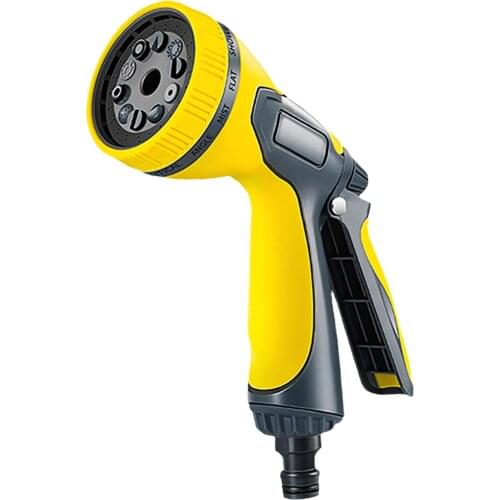 Adjustable Garden Hose Nozzle 10 Water Patterns for Watering Lawn Garden EU