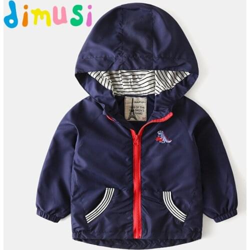 DIMUSI Spring sport Jackets boys Coat hoodie Jacket Boys Autumn Jacket zipper embroidery jacket Kids Children Jacket BC233