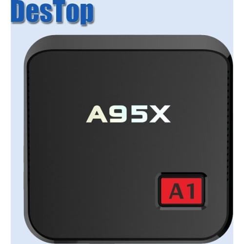 3PCS A95X A1 TV Box Android 6.0 S905X Processor Quad Core 1G RAM 8G ROM TV Box Wifi HD Mini Media Player Top Box PK X96
