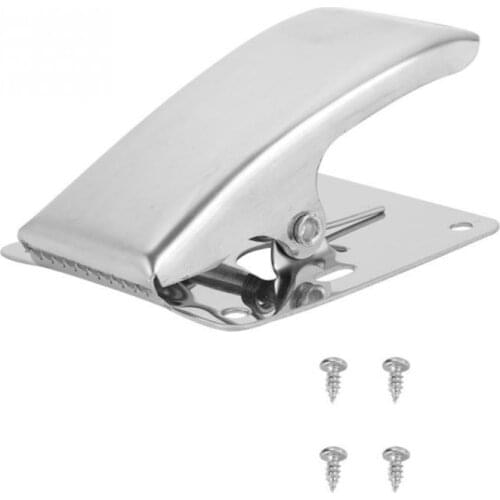 Stainless Steel Deep-jaw Fish Tail Clip Fish Lure Cleaning Clamp With Mounting Base Fishing Gear Fillet Fishing Board Accessory