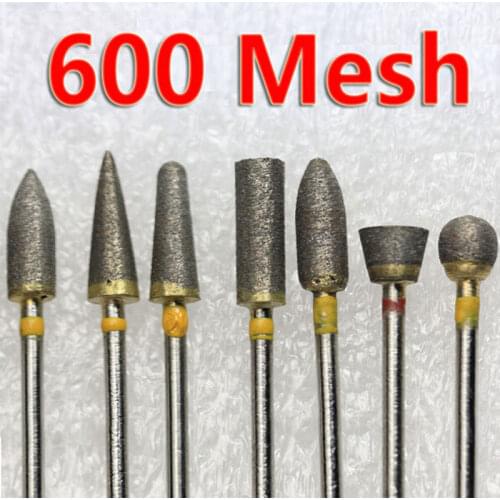 1pc 600 Mesh Sintering grinding head Emery grinding head for Cleaning pipes Grinding resins ceramics Jade processing