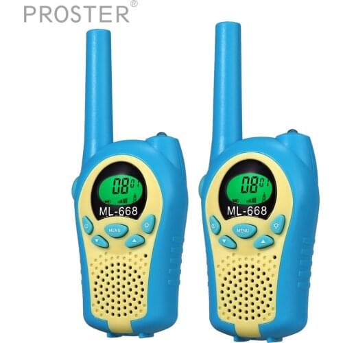 PROZOR For 2 pcs walkie-talkies radio radio range-3km radio range for children 8/22 Channel 2 Way Radio Walkie Gift Birthday