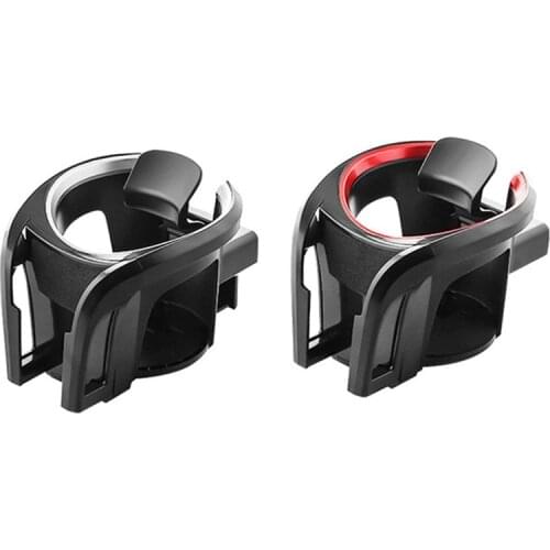 2 in 1 Car Cup Holder Phone Mount Vent Fixed Rack Organizer Universal Adjustable Drink Bottle Bracket Stand