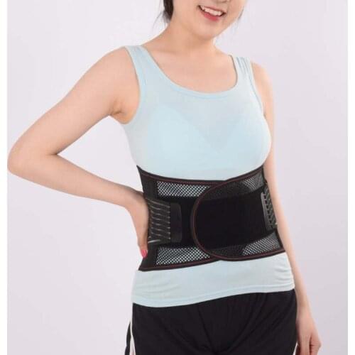 2021 Men Women Orthopedic Posture Corrector Brace Lower Back Waist Trimmer Belt Elastic Adjustable Lumbar Support Belt Corset