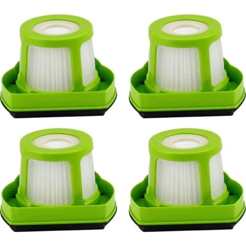 4 Pack1608653 1608654 Vacuum Filter Replacement For Bissell Pet Hair Eraser Cordless Pet Vacuum Models - 1782 & 17823