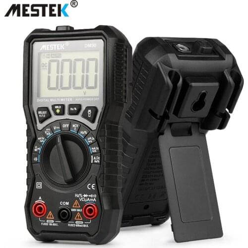 MESTEK DM90 Digital Multimeter 6000 Counts multimetro digital profesional LCD AC/DC Temperature Measuring Multimetro Tester