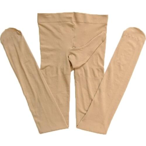 Sexy 120D Penis Sleeve Pantyhose Elastic Health Women Tights With Condom Fetish Wear Masturbation Collant Fantaisie Strumpfhose