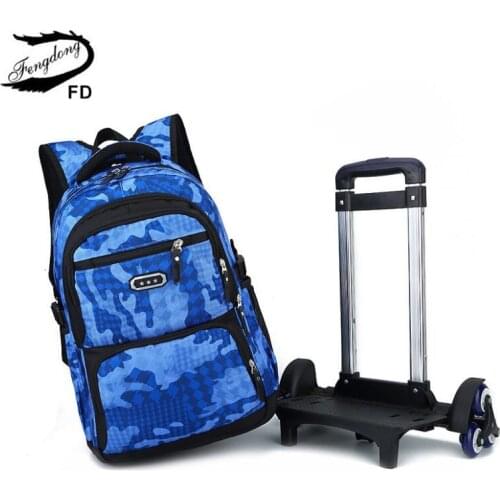 Fengdong Children's Bags On Wheels