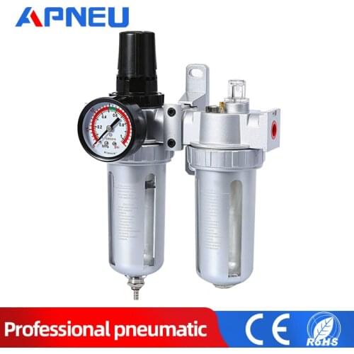 AFC2000 filter for Compressor Oil Water Separator Regulator Trap Filter Airbrush Air Pressure Regulator Reducing Valve