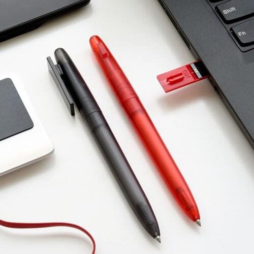 KACO INFO 16g USB Gel Pen Matte Translucent Multifunction Neutral Pen for Business/School student Gift Stationery