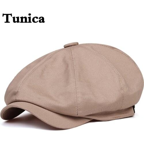 Fashion wild Newsboy Cap Men Women Retro beret Hat Driver Flat Cap hip hop Octagonal hats Solid color Retro casual berets gorras