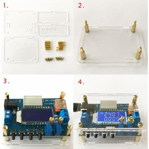 Constant Voltage / Current Adjustable Module High Precision DC Step Down Board LCD Digital Display