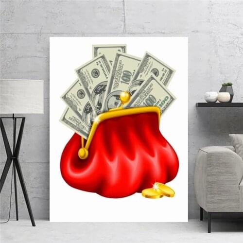 HD Print Modular Picture Money In Your Wallet Plakaty Cute Canvas Painting Poster For Living Room Home Decor Wall Art Framework