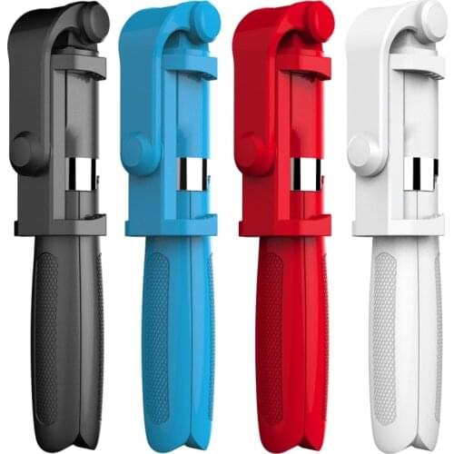 2021 New L01 Mini Multifunction Universal Bluetooth Selfie Stick Tripod Monopod for iPhone- Android- For live broadcast