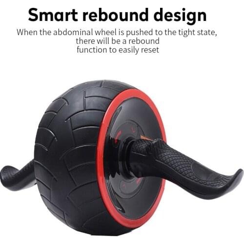 Abdominal Roller Exercise Rebound Wheel Fitness Workout Equipment Ab Roller For Arms Back Belly ABS Trainer Body Shape Training
