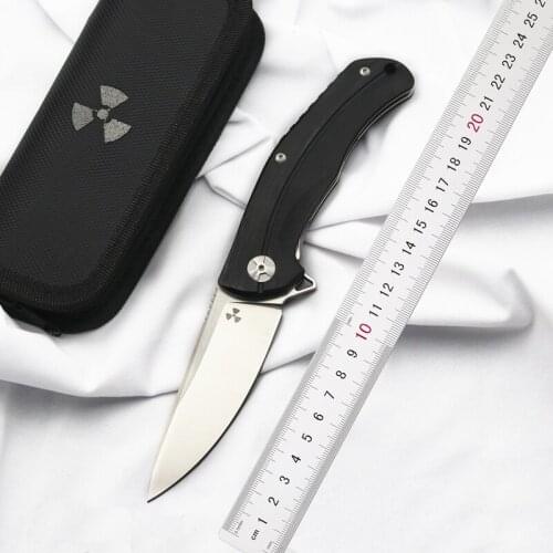 JK3215G10 flip folding knife ball bearing D2 blade G10 handle outdoor camping multi-purpose hunting EDC tool