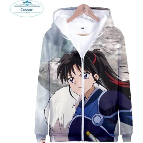Yashahime Princess Half-Demon Cosplay Hoodie Cartoon Inuyasha Printed Hoodies Sweatshirts Pullover Women/Men Casual Costume