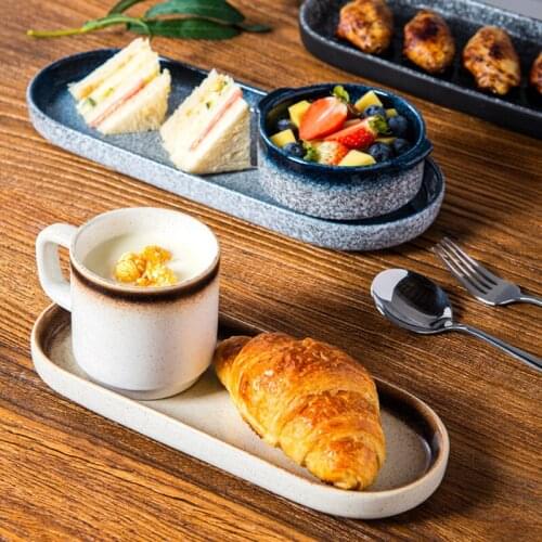 Creative breakfast tableware One person food suit Net red Japanese dishes Household childrens single retro bowl dinner plates