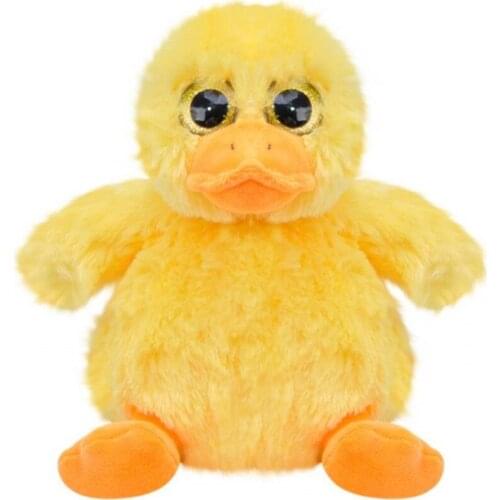 Duck teddy bear stuffed toys plush toy Key chain dolls cloth dolls wedding celebration Street vendors 17 cm high