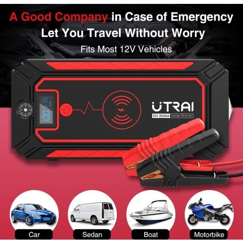 UTRAI Jstar 4 Power Bank Emeygency Vehicle Tools 24000Mah Car Booster 8.0L Gasoline Wireless charging LED Display Jump Starter