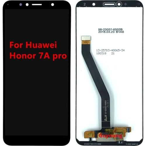 New 5.7 inch for Huawei Honor 7A pro aum-l29 AUM-L41 LCD Display Touch Screen Digitizer Assembly Original LCD+Frame Aum-L21