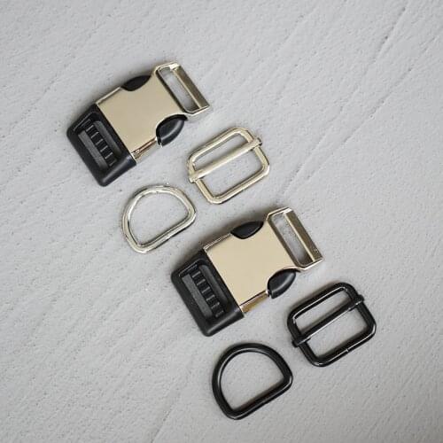 100 Sets 25mm Plastic Side Release Buckle Belt Clip For Tactial Backpack Luggage Straps For Dog Leash Harness Accessories 3s