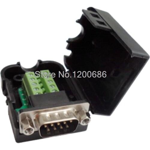 Male 9-pin RS232 connector DB9 connector female connector (DCE)