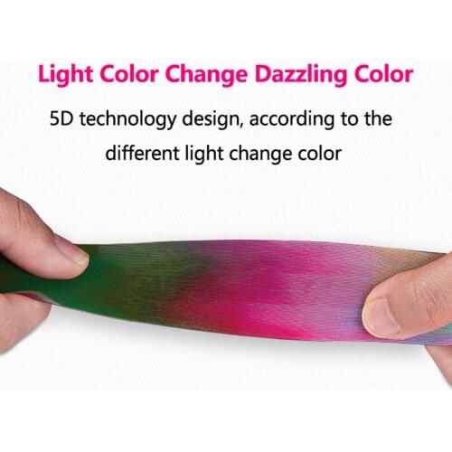 BOLANY 2pcs 5D Gradient Color Bicycle Handlebar Non-slip Absorption Sweat Shock Reflective Band Strap Belt for Bike Accessories