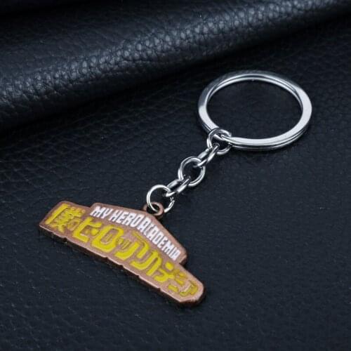 Cosplay My-Hero Academia Pendant Keychain Boku No Hero-Academia Keyring Rick Sanchez Classmate Party Anime Llavero Chaveiro Toy