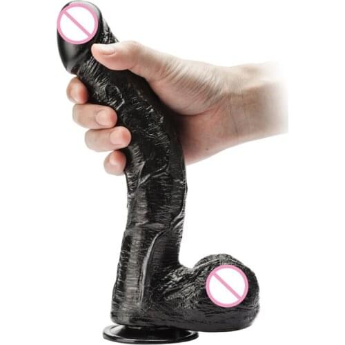 Black Huge Dildo Giant Thick Dildos Suction Cup Long Dong High Quality Suck Penis For Vagina Penis Lesbian Masturbation sex toy