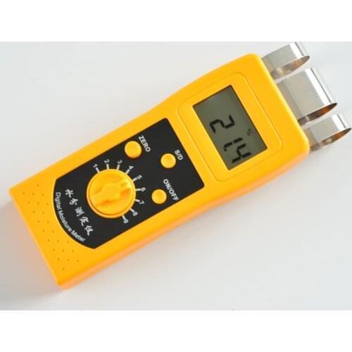 DM200T NEW Portable Digital Textile Moisture Meter Tester Humidity:5%-90%RH Resolusion:0.1 or 0.01