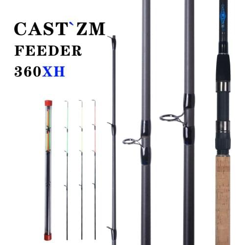 MIFINE Feeder Fishing Rod Spinning Casting High Carbon Travel Rod 3.6m Vara De Pesca Pole Carp Feeder Max180g